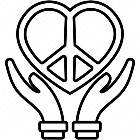 Peace Love Hand Gesture Heart Icon Download On Iconfinder