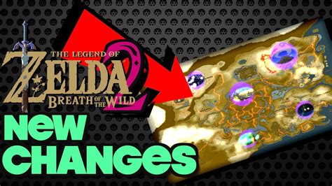 Zelda Breath Of The Wild 2 Big Changes Coming New Map Dungeons