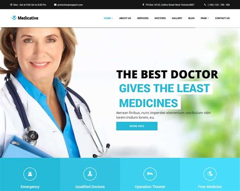 Best Medical Hospital And Clinic Website Templates TemplateMag