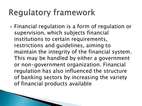 Regulatory Framework For Financial Services In India