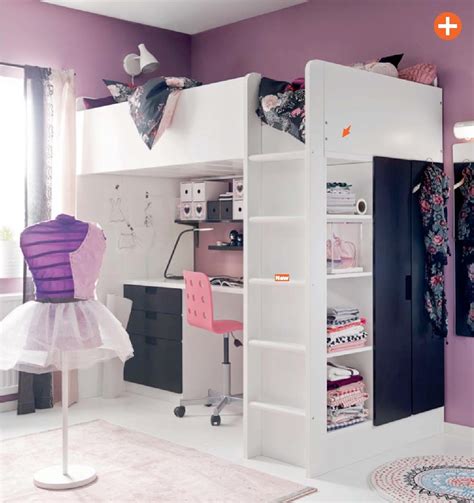 Purple Girls Room Ikea Interior Design Ideas