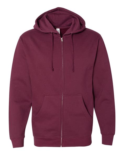 Independent Trading Co Midweight Hooded Full Zip Sweatshirt Ss4500z Up To Ebay