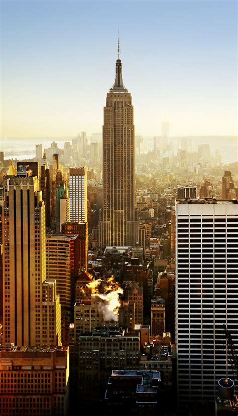 무료 이미지 수평선 건축물 지평선 건물 시티 마천루 뉴욕 맨해튼 도시 풍경 도심 황혼 저녁 반사