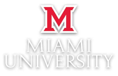 File includes various logos and styles. MiamiUniversityLogoStackedwhite | Miami University Jobs