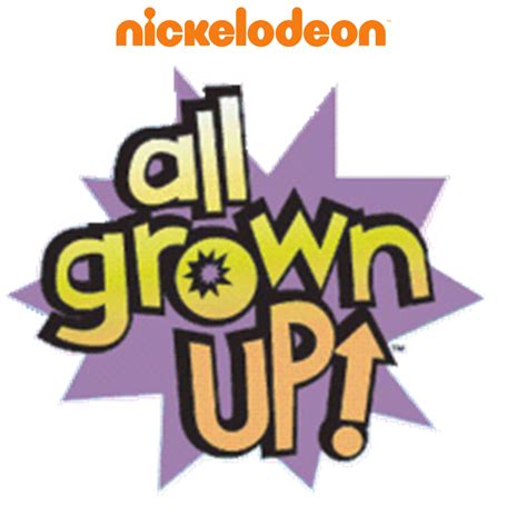 Image Nickelodeon All Grown Up Logo 2017png Rugrats Wiki Fandom