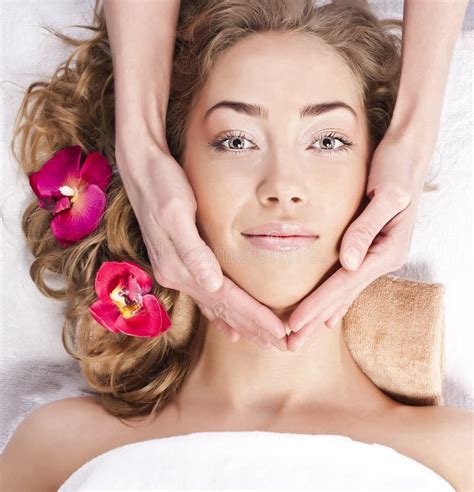 Beautiful Woman In Spa Salon Stock Photo Image Of Hand Living 23872188