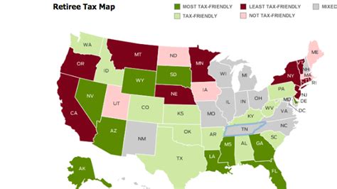 The Most Tax-Friendly States for Retirement