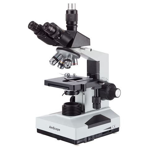 Amscope T490b Compound Trinocular Microscope 40x 2000x Magnification