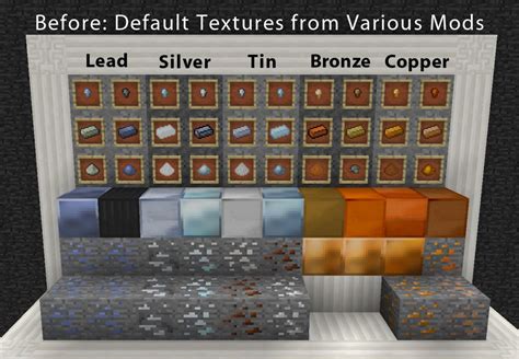 Unified Ore Colors Pack Minecraft Texture Pack