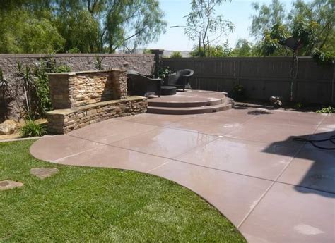 Concrete Patio Design Ideas And Cost Landscaping Network