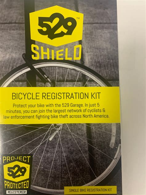 National Bike Registry 529 Shield Boomerang