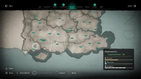 Assassins Creed Valhalla Mapa Skarb W Hamtunscire Sekrety Lokacje