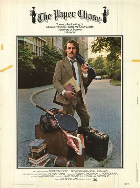 A confused but determined first year law student struggles to keep his prime video (streaming online video). The Paper Chase, James Bridges, 1973 | Paper chase movie ...