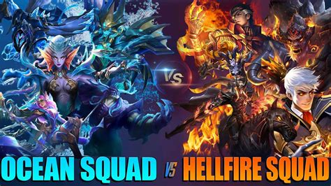 Ocean Squad Vs Hellfire Squad Bo1 Team Manakah Yang Akan Menjadi