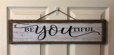Beautiful Wooden Sign Inspirational Quotes Inspirational Etsy