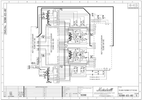 Free Audio Service Manuals Free Download Marshall 9200 65 02 Schematic