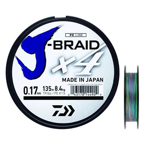 Braid Daiwa J Braid X4b Multicolor 500m