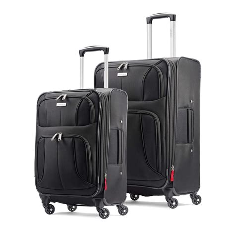 Buy Samsonite Aspire Xlite Softside Expandable Luggage With Spinner Wheels Black 2 Piece Set