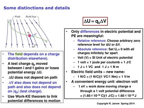 PPT - Electric Potential Energy versus Electric Potential Calculating the Potential from the 