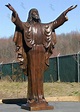 Large bronze religious statues of life size jesus open arms designs for ...