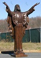 Large bronze religious statues of life size jesus open arms designs for ...