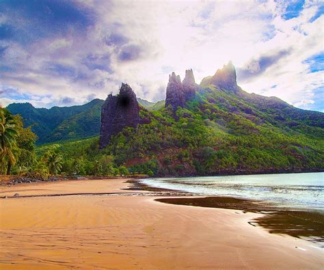Circumnavigation on the yacht hikari. Nuku Hiva, French Polynesia | South pacific travel ...