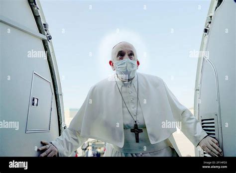 Baghdad Iraq Th Mar Pope Francis Arrives In Baghdad Iraq On