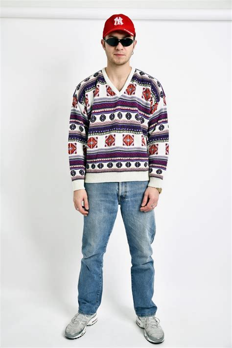 Vintage Sweater 80s Mens Vintage Clothes Online For Men