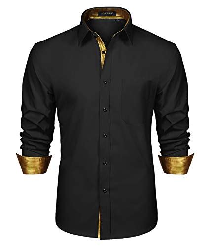 Gold And Black Dress Shirt Nord Closet