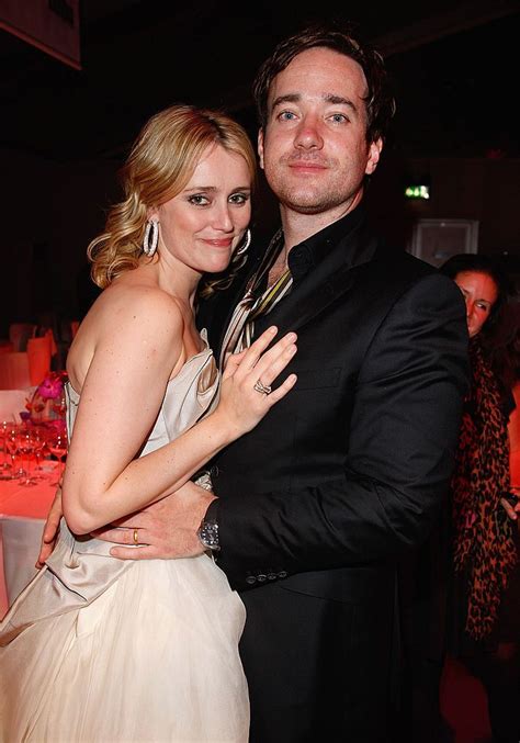 Actors Keeley Hawes With Her Husband Matthew Macfadyen During The
