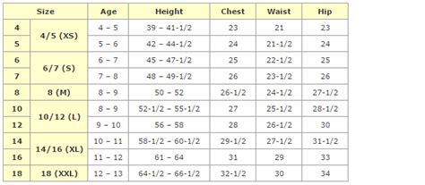 African Clothing Size Chart African Clothing