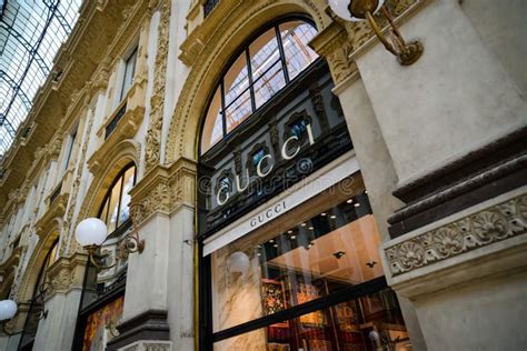 Milan Italy September 24 2017 Gucci Store In Milan Fashio