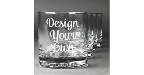 Custom Whiskey Glasses Engraved Set Of 4 Design And Preview Online Youcustomizeit