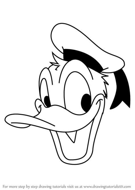 Learn How To Draw Donald Duck Face From Mickey Mouse Clubhouse Mickey