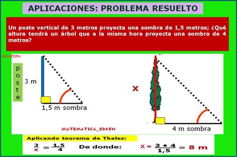 Matematicas Teorema De Tales De Mileto