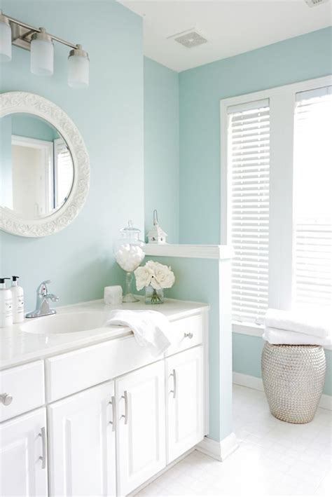 Choosing a bright color is a great way to liven up a small bathroom, but it can appear garish if applied too liberally. Sherwin Williams-Rainwashed. I want to use this color for ...