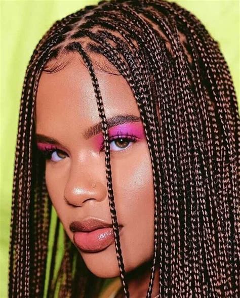 Xx Latest Knotless Box Braids Styles Ponytails For African American Serbaviral
