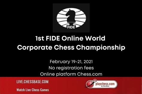 Fide Corporate World Championship Live Chessbase