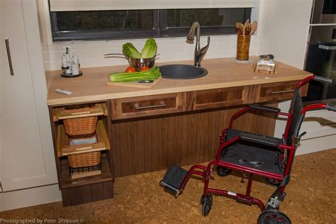 Custom Kitchens Wheelchair Accessible Transitional Kitchen Miami
