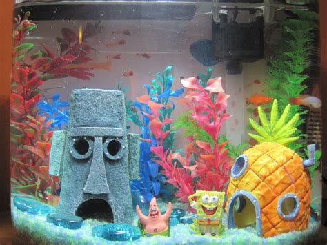 Animalmads Blog Spongebob Fish Tank Fish Tank Themes Fish Tank