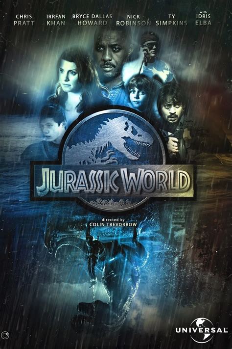 Jurassic World 2015 Borderless Movie Poster 20x30 Inch In Wall Stickers From Home And Garden On