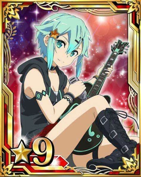 Sinon Sao Card In 2020 Sword Art Sword Art Online Anime Art Girl