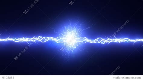 Electric Arc On Black Background Stock Video Footage 9108081
