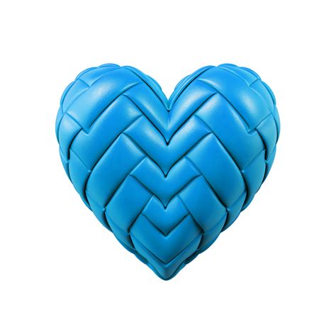 The Hearts The Blue Leather Heart Ai Generated Generative Ai
