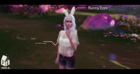 Sims 4 Ccs The Best Bunny Ears And Moore By Pandoraxboxcreations