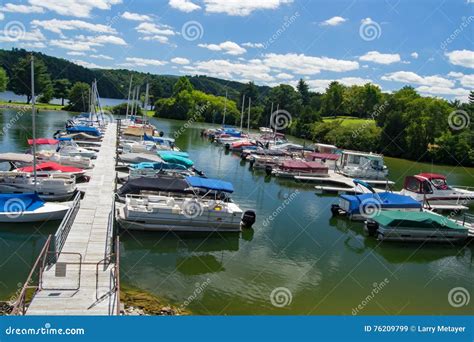 Claytor Lake Marina, Dublin, Virginia, USA Editorial Stock Image