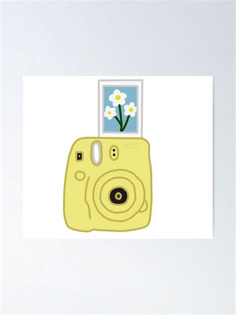 Yellow Polaroid Picture Poster By Arnaaz Redbubble