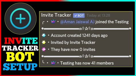 Setup Invite Tracker Bot Discord Invite Manager Not Working