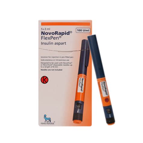 Insulin Novorapid Flexpen 100 Iu Injection 3 Ml Farmaku