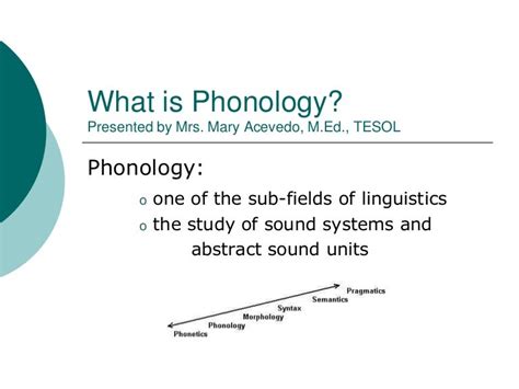 What Is Phonology